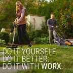 WORX WG896 12 Amp 7.5 Inch Corded Electric Lawn Edger & Trencher, Orange and Black