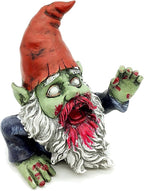 G150028 Zombie Gnome Garden Statue Sculpture, Scary Gnome, Halloween Decoration