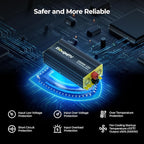 BougeRV 2000W Pure Sine Wave Inverter Convert 12V DC to 120V /110V AC, Fully 2000W Output, Built-in BT for BougeRV APP, Wired Remote Controller, Off-Grid Solar System, RV, Backup Power