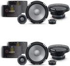 Alpine R2 Speaker Bundle -Two Pairs of R2-S652 6.5" R-Series Pro High-Resolution 2-Way Component Speakers