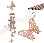 Butterfly Wind Chimes Outdoor Butterfly Gifts for Women/Men/Mom/Grandma/Wife Birthday Gifts Memorial Gift Metal WindChimes for Outside/Indoors, Home, Lawn, Porch, Patio, Garden Decor, Yard Decorations