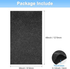 Outdoor Storage Shed Mat, 5 x 3 FT Garage Floor Mats with Reusable, Washable, Non Slip, Durable for Protects Garage Floors/Driveways/Entrance Doors/Deck [Gray]