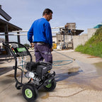 Gas Pressure Washer, 4200 PSI and 4.0 Max GPM Commercial Gas Power Washer, Spray Gun and Wand, 5 Nozzle Set, for Cars/Fences/Driveways/Homes/Patios/Furniture