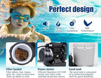 13" Sand Filter System with 6-Way Valve Pool Pump 2500GPH Easy to Use for Above Ground Pools