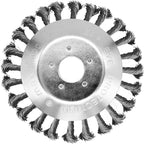 6 Inches + 8 Inches Inch Steel Wire Trimmer Head, Weedeater Wheel Brush Cutter, Trimmer Blade Head for Weedeater, Compatible with Husqvarn, Sthl, with 25.4mm/1inch Arbor (6 inches + 8 inches)