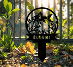 Custom Fish Metal Memorial Plque,Personalized Fish Remembrance Stake,Fish Loss,Grave Markers,Outdoor Garden Yard Sign 12inch