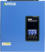 3000W Hybrid Solar Inverter 24V DC to 110V AC, Pure Sine Wave, Built-in 100A MPPT Controller, 98% Efficiency, Solar & Generator Input, Dustproof, for Home Backup RV Off-Grid