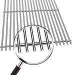 Kalomo Grill Grates Parts for Weber Genesis II E-310, S-310, E-315, E-330, E-335, S-335, LX S-340, E-340, 66802, 66795 18”Flavorizer Bars Stainless Steel Grids BBQ Gas Grill Replacement Parts