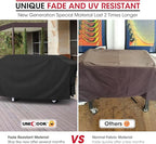 Unicook Griddle Cover for Blackstone 36 Inch ProSeries, Flat Top BBQ Grill Cover 75 Inch for Outdoor 4 Burner Cooking Station, Unique Waterproof Vinyl with Polyester Lining