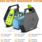 Portable Power Station 97Wh Portable Generator 26400mAh Power Bank with AC Outlet 110V Battery Charger for Home Use Emergency
