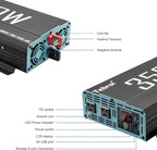 3500W Pure Sine Wave Inverter 12V DC to 110V AC Converter for Home, RV, Truck, Off-Grid Solar Power Inverter with Built-in 5V/2.1A USB, AC Hardwire Port, Remote Controller