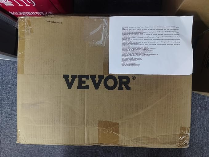 VEVOR Commercial Deep Fryer, 1750W Electric Countertop Fryer with Basket & Height-Adjustable Feet, 12Qt / 11.5L Stainless Steel Single Oil Fryer, Temp Control, Overheat Protection, for Restaurant Use