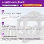 PURPLE LEAF 10' X 14' Outdoor Gazebo with Dual-Layer Galvanized Steel Double Roof for Patio Lawn Garden Aluminum Gazebo with Netting and Curtains Grey