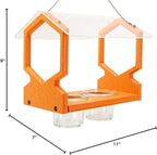 JCs Wildlife Geometric Hanging Oriole Jelly Bird Feeder - Made in The USA - Outdoor Grape Jelly Bird Feeder