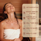 1 Person Far Infrared Sauna for Home, Low EMF Sauna Heater, Chromotherapy Lighting, Premium Wood Home Sauna for Meditation and at Home Spa Relaxation, 1510W/120V (1 Person)