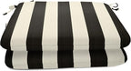Sunbrella Patio Cushions - (2 Pack) - 20" W x 20" L x 2.5" T, Outdoor Chair Cushion with Comfort, Style & Durability Designed for Outdoor Living - Made in The USA