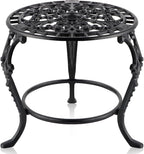 MOLIGOU Potted Plant Holder, Cast Iron Flower Pot Stand, Heavy Duty Plant Stand