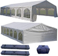 DELTA 40'x20' Budget PE +(2) Long Bag+(1) Short Bag, Large Party Tent,Event Canopy, carpas para Fiestas.Wedding Tents Garden Shelter Gazebo,Outdoor Canopy, with Waterproof Top Cover