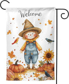 Fall Sunflower Garden Flag Vertical Double Sided Outdoor Yard Flags 12.5x18 Inch Burlap Banners Vertical Double Sided for Outdoor Decor Lawn