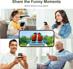 Smart Bird Feeder with Camera: Solar Powered Birdhouse with AI Recognition, Wireless Bird House with Camera for Outdoor, Unique Birthday Gifts for Mom Dad - Blue