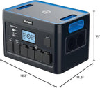 DieHard Portable Power Station 2400-Watt (4800-Watt Peak) 2048Wh - Quiet Solar Generator, Lightweight Solution for Home Backup, Weather Emergencies, Outdoor Recreation, Jobsite and More