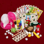 12 Day Christmas Elf Kit 2024 Elf Activities, Miniature Elf Props, Elf Accessories, Elf Mischief, Christmas Activities elf kit Countdown Gift