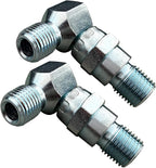 2 PCS 90 Degree Hydraulic Hose Swivel Elbows for Meyer Snow Plow Snowplow Blade 21855