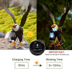Nacome Metal Bald Eagle Large Outdoor Statues,Yard Decorations Outdoor Garden Sculptures & Statues，Garden Gifts