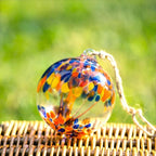 4” Tree of Life Witch Balls, Gazing Balls Hanging Friendship Balls, Hand-Blown Glass Christmas Ornament for Window Outdoor Home Decor, Garden Decoration, Gifts for Women (Muticolor)