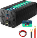 5000W 48V Pure Sine Wave Power Inverter 48V DC to 110V AC with Wireless Remote Control LCD Display 4 AC Outlets, 1 USB and Terminal Blocks for RV Truck Cabin Off Grid