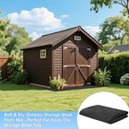 Outdoor Storage Shed Mat, 5 x 3 FT Garage Floor Mats with Reusable, Washable, Non Slip, Durable for Protects Garage Floors/Driveways/Entrance Doors/Deck [Gray]