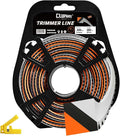 Cluparis 1-Pound Heavy Duty Sawtooth 095 Trimmer Line, Heavy Duty Sawtooth Weed Wacker String 0.095, Weed Eater String .095 inch-by-285ft-1lb Dual Core String Serrated Trimmer Line with Line Cutter