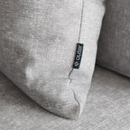 Outer Outdoor Throw Pillow with OuterWeave Performance Fabric, Decorative Outdoor Pillow for Patio & Outdoor Furniture, Includes Machine Washable Pillow Cover and Insert - Pacific Fog Gray, 20"x20"