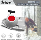 4238 190 0300 Recoil Starter Assembly for Stihl Chainsaw TS410 TS420 TS410Z TS420Z TS480i TS510i Concrete Cut Off Quickie Saw Pull Start Assembly