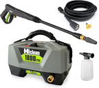 Electric Pressure Washer 1800 PSI - Portable Power Washer for Car Detailing, Patios, Fences and Outdoor Cleaning, Compact Design with Foam Cannon, Turbo and Fan Nozzles, ETL Certified