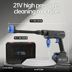 Cordless Pressure Washer,1200PSI Portable Pressure Washer with 2 Rechargeable 20000mAH Battery Power Washer,6 Modes Ajustable Light Duty Tools 6-in-1 Nozzle for Car/Fence/Garden/Floor/Yards