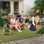 Porch Goose Outfit Fits 23” Goose Statue Funny Lawn Goose Clothes for Porch Yard and Patio Decor