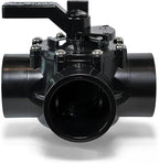 FibroPool Swimming Pool Diverter Valve - 2 Inch - 3 Way - Positive Seal & Non Lube Replacement Valve for Pools and Spas