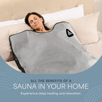 LifePro RejuvaWrap Far Infrared Sauna Blanket for Detox & Relaxation – Available in 5 Colors & 3 Models – Portable Sauna Blanket Infrared for Muscle Relief, Circulation & Recovery – 9 Heat Levels