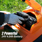 LawnMaster CLMF4817E 48V MAX* Brushless Mower with 2X24V MAX* 4.0Ah Battery and a Dual Charger