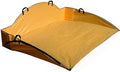 Reusable Cleanup Tarp for Lawns and Gardens - Landscape and Yard Accessories, Rake Leaves and Debris, Easy To Use, Collapsible Design, Sport, ( 4’ X 6’), Orange