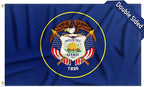FLAGWIN Utah Flag 3x5 FT - 3 Ply Double Sided Polyester Flag with Brass Grommets - Vivid Color and Fade Proof State of Utah Flags 3x5 Outdoor