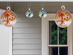 Dale Tiffany Hand Blown Glass, 6" Diameter Blush, Tree of Life Collection, Witch Globe Hanging Garden Indoor/Outdoor Decorative Ornament Gazing Ball