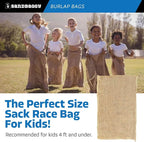 Burlap Bags 22" x 36" - Great for Planting/Gardening - Kids Sack Bag - Plant Covers - Food Grade - Sacks Burlap by Sandbaggy (Pack of 50)