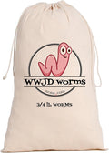 Red Wigglers Composting Worms - 3/4lb Red Worms for Composting Bin, for Plants or Gardening, Compost Worm for Soil Fertility & Worm Farm, Easy to Manage