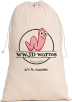 Red Wigglers Composting Worms - 3/4lb Red Worms for Composting Bin, for Plants or Gardening, Compost Worm for Soil Fertility & Worm Farm, Easy to Manage
