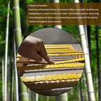 Soft and Flexible Sauna Backrest Made with Bamboo Blocks for Steam Sauna and Infrared Sauna, Non-Toxic Sauna Accessory