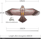 eyijklzo Bird Scarer Flying Kite Crops Farm Flying Bird Hawk Flying Kite