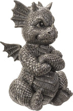 Pacific Giftware Garden Dragon Angry Outdoor Statue, 10.25-inch Height, Outdoor Decoration