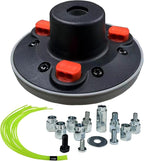 Universal Weed Eater Head, Easy Load String Trimmer Head Replacement Weed Wacker Head for Echo, Ego, Dewalt, Stihl, and Husqvarna, Includes 12pcs 1FT-0.095" Trimmer Line